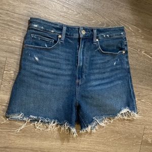 Paige Dani Distressed Denim Shorts 29